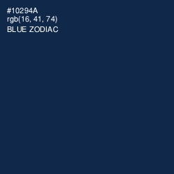 #10294A - Blue Zodiac Color Image